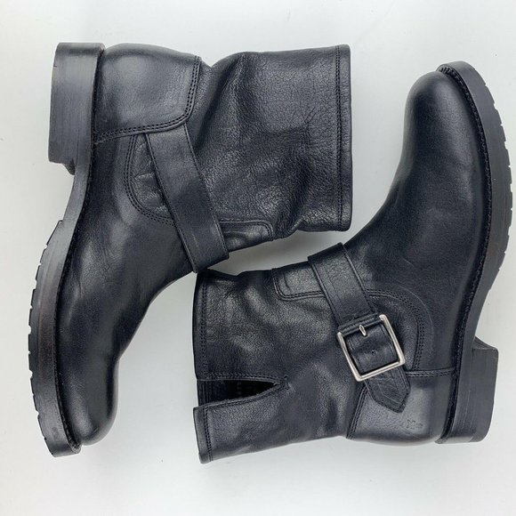 Womens Frye Boots Size 6 Natalie Short Engineer - Picture 4 of 11